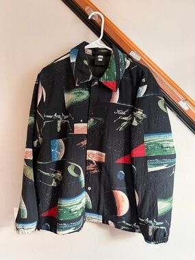 Kith Black Star Wars Planets Coaches Jacket
